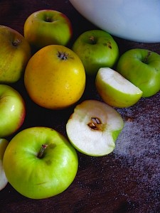Heirloom Apples for Apple Squares