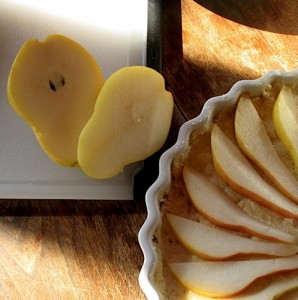 Slicing the Bartlett Pears