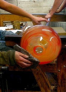 Solin Glass turning
