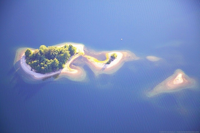 Tiny Island, Quabbin Reservoir, Massachusetts - michaela medina harlow - thegardenerseden.com