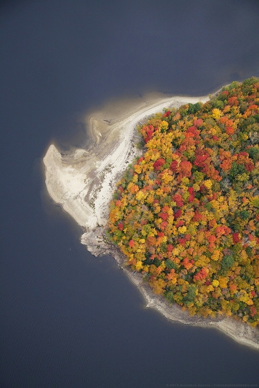 Aerial-View-of-Autumn-Above-Lake-Whitingham-Vermont-Michaela-Medina-Harlow-thegardenerseden.com_